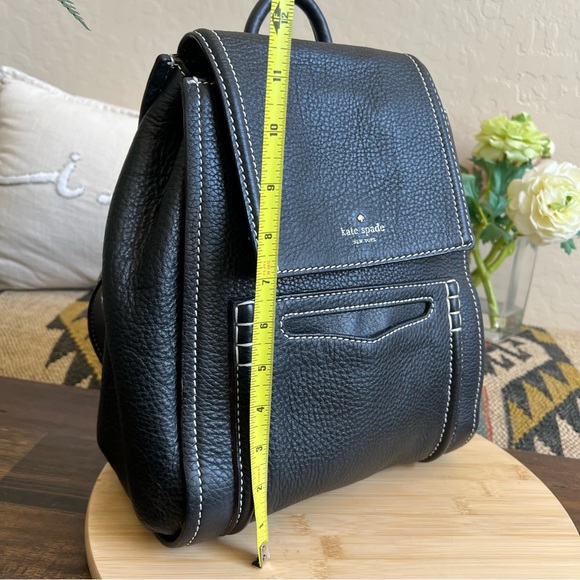 NWOT! Kate Spade $498 Claremont Drive Cody Cowhide Black Leather Backpack - Picture 13 of 16